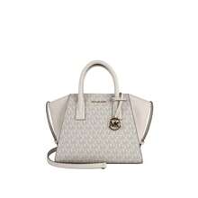 Michael Kors Avril Vintage Lady 肩背斜跨手提包 - 香草色印花/奶油色35F4G4VS1B LT CRM MULTI - 查看 12