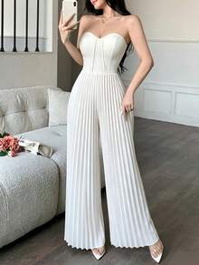 Women Jumpsuits - Apricot - View 5