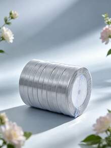 10 Rolls/1 Roll 25 Yards/Rolls 1cm Width Satin Ribbon Braided Thin Tape Gift Wrapping Cake …Packaging Material Bowknot Ribbon Valentine - 25-yard 1cm Ribbon - View 82