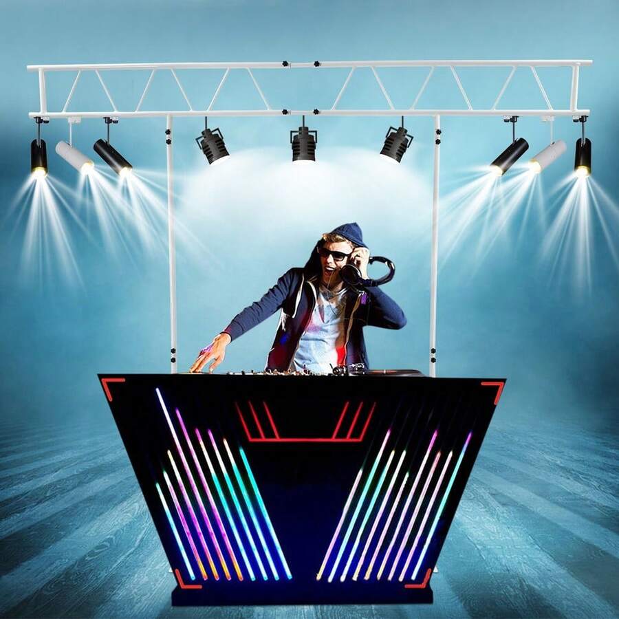 Headliner Indio Lighting Bar 98.5 Inch DJ Truss Stand Aluminum Alloy Heavy Duty 44 Lb Load Capacity For DJ Show - Default - View 1