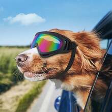 1 buah Kacamata Hitam Anjing - Kacamata Pelindung UV untuk Anjing, Tahan Angin, Tahan Air, Anti-Kabut, Tali yang Dapat Diatur, Cocok untuk Anjing Sedang dan Besar, Cocok untuk Bersepeda dan Mendaki di Luar Ruangan - MultiWarna - View 7