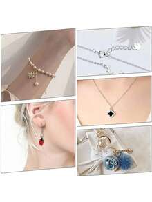 100/200pcs Random Color Zinc Alloy Open Jump Rings For Necklace, Bracelet, Jewelry Connector - Multicolor - View 3