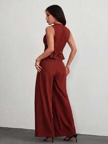 Wedding Jumpsuits & Suits - Black and White - View 1