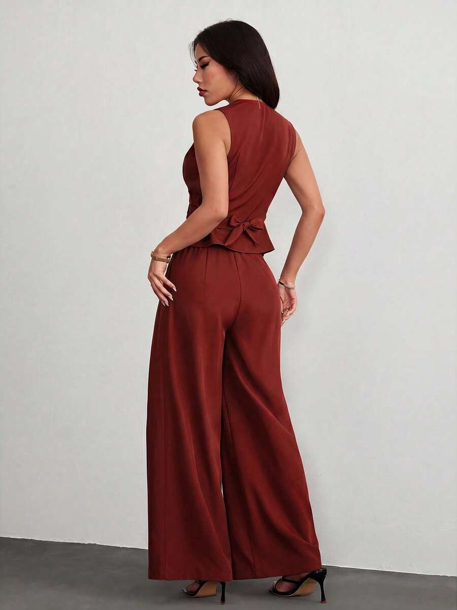 Wedding Jumpsuits & Suits - Black and White - View 1