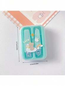 Portable Nail Clippers And Nail Clippers Small Non-Slip Metal Nail Clippers For Girls With Cartoon Storage Box Set, Suitable For Camping And Family Use - Multiple Styles - View 10