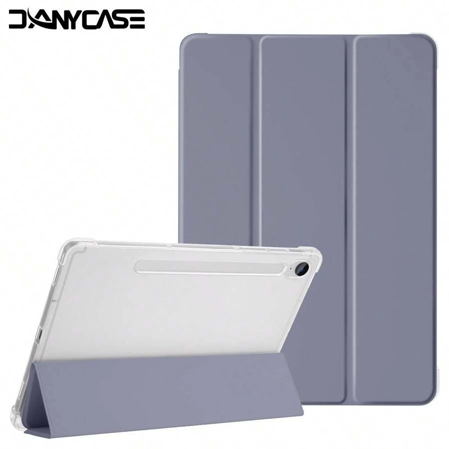 DANYCASE Soft Protective Case With Pen Slot, Compatible With Samsung A8 A9 A9+ S9/S9FE S10lite S9+, Semi-Transparent Matte Back Cover