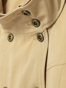 DEEKA Spring/Autumn New Women's European And American Style Fashion Minimalist Pocket Decor Stand Collar Jacket - Khaki - View 6