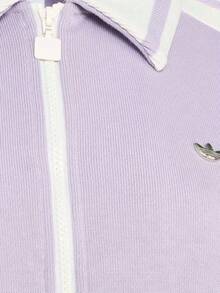 Adidas Originals Jaket Track Top Wanita W CC Rajut Tanpa Tudung KY2151 - Mauve Purple - View 3
