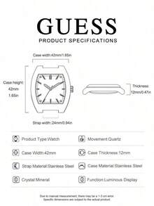 GUESS Men's Matte Black Barrel-Shaped Multifunction Quartz Watch, Black Soft Silicone Strap, GW0203G3 - one-size - View 6