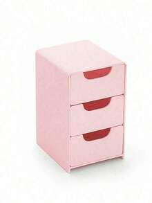 1pc 3-Tier Desktop Storage Box, Can Be Used To Store Jewelry, Hair Accessories, Earrings And Other Small Items, Furniture Supplies, Suitable For Office, Study, Bedroom, Jewelry Storage Box, Cosmetic Storage Box - Autumn Bedroom Decor - Multicolor - View 11