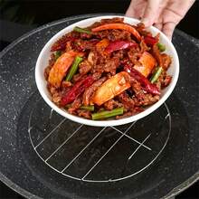 Kitchen Steamer Rack;Stainless Steel Material;Round Water-Separating Steaming Plate;Steamer Pot And Basket Accessories;Stew Pot Stand;Daily Cooking;Family Gatherings;Friend; Guest Banquets;Durable And Easy To Clean;Improves Cooking Efficiency. - View 7