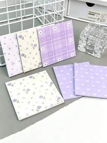 4pcs/Set Kertas Tempel Motif Daun Semanggi yang Sangat Menarik, Dapat Dipindahkan, Kertas Tempel Memo Minimalis Lucu untuk Pelajar, Ukuran 75*75mm, Bantalan Memo Kantor Kreatif, Perlengkapan Penting untuk Kembali ke Sekolah, Hadiah untuk Pelajar - Satu-Ukuran - View 11