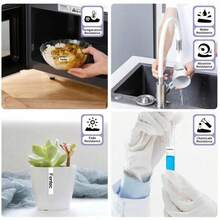Thermal Self-Adhesive Label Paper, Smudge-Proof Sticker Rolls For Phomemo M110 M220 M200, E210 P50 PT-260 Printers, Barcodes, Addresses, Logo Stickers, Small Business & Home Tagging, Printable Refill Tape Only - View 6