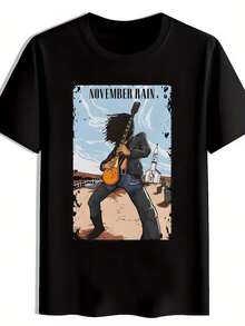 Men Sports Tees & Tanks - 黑色 - 查看 6