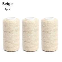 3 Rolls Sewing Thread Weaving Threads For Making Wig, Hand Sewing Hair Weft Hair Weave Extension, Making Wigs DIY 120M - View 9