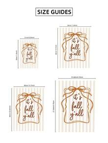 1pc Frameless Minimalist Fall Wall Art Dorm Gift - Multi-color - View 10