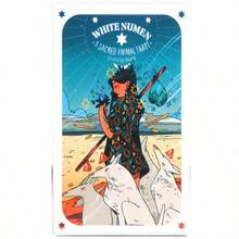 Paper Card Game White Numen For Divination White Numen Tarot - Baby Blue - View 2