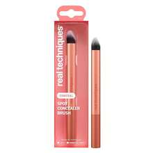 Real Techniques Spot Concealer Brush, Precision Face Makeup Brush | Precision Concealer Brush For Targeted Coverage Of Blemishes, Redness, For Liquid & Cream Concealer, UltraPlush Bristles - Coral Orange - View 9