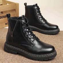 2026 New Men's Fashion Versatile Business Casual Shoes - Black - View 2