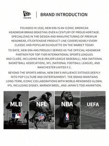 New Era 可調節棒球帽，經典白色 NY 刺繡黑色 9FORTY 款式，街頭時尚配件 - 黑色 - 查看 8