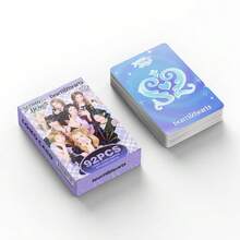 92pcs Hearts2Hearts H2H Japanese Single <ICONIC HEART> Lomo Card K-Pop Photocards Set, Includes Stickers, Idol Collectible Cards Fan Merchandise Gift, Hearts2Hearts H2H Japanese Single <ICONIC HEART> Merchandise Photo Cards LOMO Cards - Multicolor - View 6