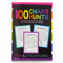 Number Chart Treasure Hunt & Calendar Practice Workbook, Find Hidden Numbers In 100-Grid, Learn Days Of The Week And Months, Develop Number Sense And Time Awareness Through Fun Challenges, Excellent Learning Tool For Home And School - Wookbook - View 1