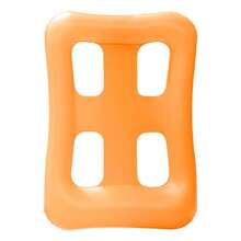 Multicolor Square Hollow‑Out Inflatable Pool Float, PVC Water Floating Lounge Bed With Hand‑Rest Cutouts For Adult Summer Swimming Pool Beach Party - A - View 8