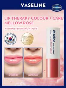 凡士林 Vaseline Lip Color+Care 珊瑚色有色護唇膏 2入組 4.2g 保濕顯色護唇棒 - 玫瑰唇膏+擁抱陽光 4.2克+150毫升 - 查看 4