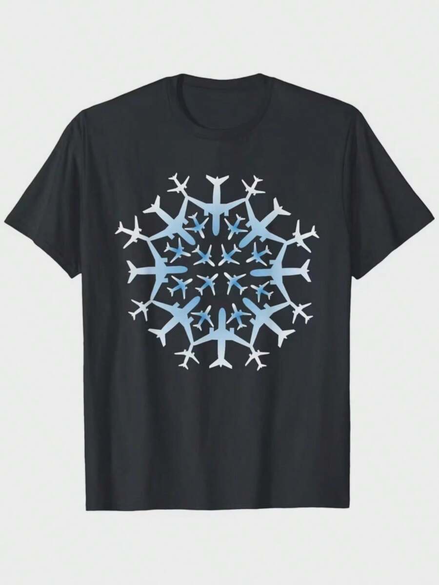 Men Sports Tees & Tanks - Black - View 1