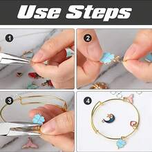 100/200pcs Random Color Zinc Alloy Open Jump Rings For Necklace, Bracelet, Jewelry Connector - Multicolor - View 4