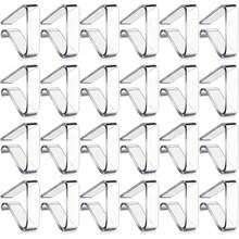 2/10/24 Pcs Tablecloth Clips, Transparent Non-Slip Fixing Clips, Kitchen Tablecloth Clips, Household Tablecloth Non-Slip Fixing Devices, Wholesale, Plastic Tablecloth Clips, Tablecloth Fixing Devices, Suitable For Outdoor Tablecloth Clips - Transparent - View 12