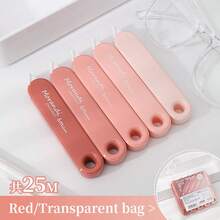 5pcs Flip-Top Correction Tape, Gradient Color, High Aesthetic, Mini Portable, Adjustable Tension, Fashion New Style - Sets - View 15