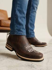 Men Chelsea Boots - Café - View 1