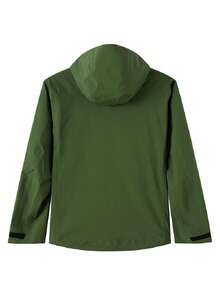 Skechers Men's Sports Jacket Woven Hooded Outdoor Casual Jacket L323M127-00QV - Chive Green - View 7