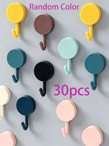 Fashionable Wall Hooks, Easy To Stick, No Drilling Required. They Are Securely Installed, Suitable For Use In Kitchen And Bathroom, With Multiple Uses, Can Be Used As Practical Clothes Hangers, Multi-Functional Hooks. - View 13