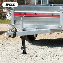 Pair Of Telescoping Trailer Stabilizer Jacks, 800 LB Capacity, RV Camper - Default - View 6