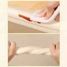 1pc 2m L-Shaped Anti-Collision Strip, Table Edge Corner Protector, Soft Bed Edge Cushioning Strip, Suitable For Baby, Children, Baby Shower, Home Decor Gift - White - View 8