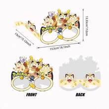 Panini Creative Anime Cartoon Paper Party Glasses Frame, Foldable Photo Prop Glasses, Birthday Party Costume Accessory, Game Theme Party Selfie Decoration - Random Styles - View 10