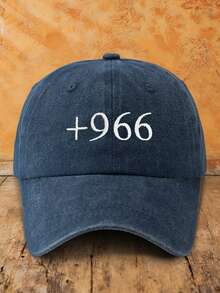 MAKEFGE 1件中性戶外休閒時尚字母刺繡 + 966 水洗防曬可調尺寸軟質棒球帽，適合日常穿著 - Style A - 查看 21