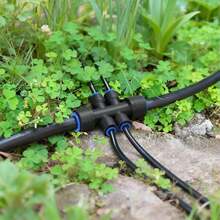Push In Leak Proof Irrigation Connector, Made Of Durable Plastic Material, Perfect For Branching And Distributing Water Flow, Suitable For Garden Water Pipe Watering Systems - A - View 5