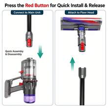 Replacement Extension Wand Compatible With V12 Detect Slim, V10 Digital Slim Cordless Vacuum Cleaner, Extension Vacuum Replacement Parts - View 5