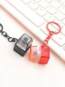 Single Key Keyboard Keychain, Fingertip Stress Relief, Colorful Fidget Toy, Creative Bag Pendant, Novelty Item For Office, School And Home - MU - View 2