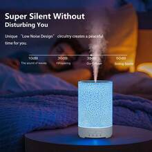 Aromatherapy Diffuser, Essential Oil Diffuser, Air Humidifier, Ultrasonic Mini Desktop Humidifier With Cool Mist, 7-Color Light Night Light, Suitable For Home, Room, Office - Multicolor - View 6