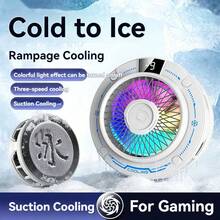 Magnetic Phone Cooler Back Clip 2-In-1 Gaming Cooler Semiconductor Fast Cooling Fan Compatible With IOS And Android Phones - Multicolor - View 6