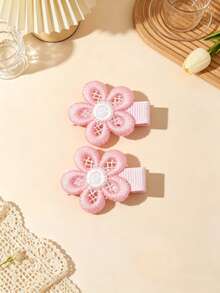 14pcs Multi-Color Fabric Hair Clips, Candy-Colored Sunflower Design, Suitable For All Seasons, Perfect Gift, Ideal For Photography - Multicolor - View 8