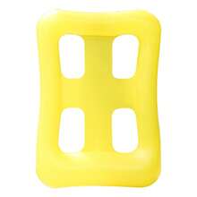 Multicolor Square Hollow‑Out Inflatable Pool Float, PVC Water Floating Lounge Bed With Hand‑Rest Cutouts For Adult Summer Swimming Pool Beach Party - A - View 10