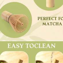 Natural Bamboo Premium Matcha Gift Set With Tea Whisk And Matcha Tools - Chasen Gift Set - View 6