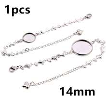 1 Piece 12-20mm Inner Size Crafts Stainless Steel Bangle Bracelet Cabochons Blank Base Tray Setting DIY Jewelry Making Accessories - Bracelet Display Stand - View 26
