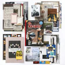 JotBox Twilight Hour Nostalgic Retro Artistic Scrapbook Material Memo Sticker Set, Planner Decoration DIY Material Memo Paper - Nostalgic Memories - View 12