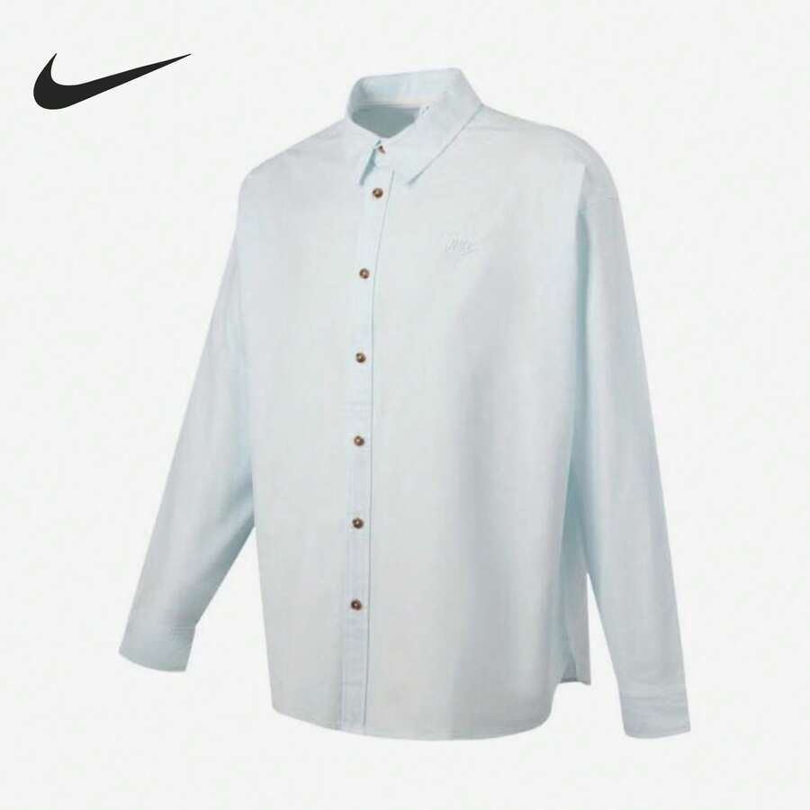 Nike Authentic Comfortable New Men's Breathable Casual Turn-Down Collar Long Sleeve Shirt HM9591-474 - HM9591-474 - View 1